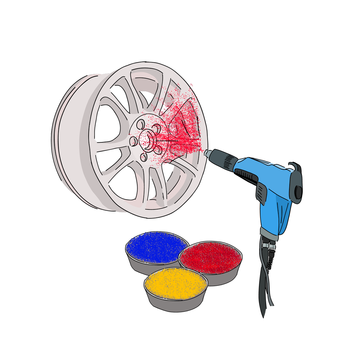 Wax additives for powder coatings